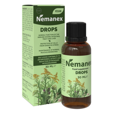 Nemanex - капки за храносмилателната система.